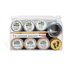 Eco-friendly Little Explorer Kit by elseware unplug, featuring creative outdoor toys for kids' imaginative play.
