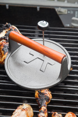 KITCHEN-GRILL PRESS- Cast Iron Round - Pleasant Beach Living