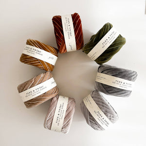RIBBON-Flax & Twine 3/8" Velvet Ribbon - Pleasant Beach Living