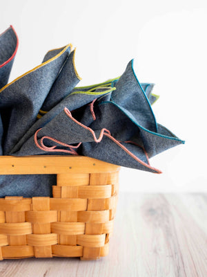 DINING - NAPKINS - Chambray, set of 8