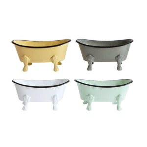 Metal bathtub soap dish from CCOI bathroom decor, designed for holding soap in a stylish, functional bathroom setting.