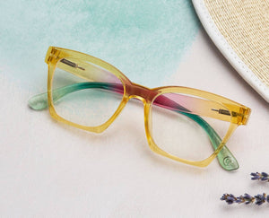Peepers Maisie blue light eyeglasses with clear lenses and stylish frame, designed for reducing eye strain from screens.