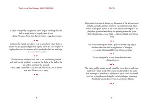 Little Red Book of Golf Wisdom by Niels Aaboe