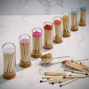 MATCHES- CLOCHE-2" Matches + Mini Cloche - Colors of Your Choice + Strikers - Pleasant Beach Living