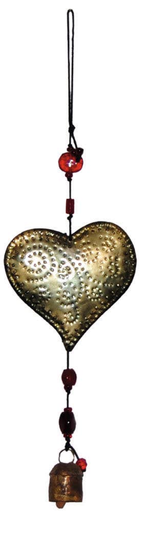 WIND CHIMES- The Healing Heart/Beads & Bell - Pleasant Beach Living