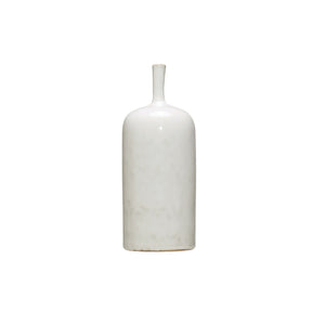 Stoneware Vase with Glaze