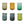 10 oz. Hand-Blown Drinking Glass/Votive Holder, 6 Colors (Each One Will Vary)
