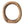 Natural mango wood standing circle decor statue by CCOI, showcasing a smooth, polished circular sculpture on a flat base.