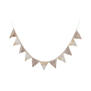 Vintage Cotton Kantha Pennant Garland (Each One Will Vary)