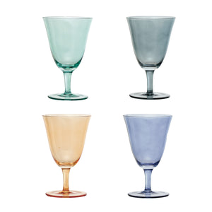 8 oz. Stemmed Wine Glass, 4 Colors