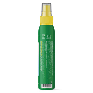 Badger Beauty Camping mosquito repellent spray bottle with organic, Deet-free formula for outdoor protection against insects.