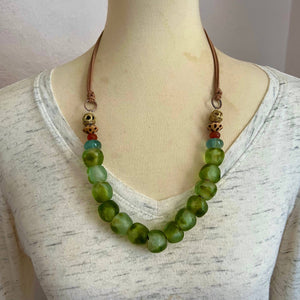 JEWELRY-NECKLACE- Rock and Love fair trade -beachy boho necklace - Pleasant Beach Living