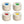 Colorful eco-dough toys from elseware unplug Eco-Dough 4-pack, natural non-toxic modeling clay for kids in multiple vibrant colors.
