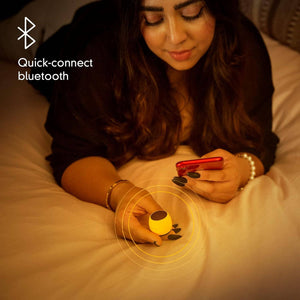 SPEAKER - Micro Portable Bluetooth Speaker Glow in the Dark - Yellow