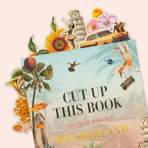BOOK-Cut Up This Book and Create Your Own Wonderland - Pleasant Beach Living