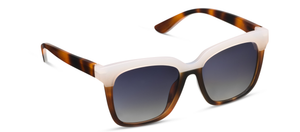 Peepers Frenchy sunglasses with clear eyeglass readers, stylish frame, and tinted lenses for reading and sun protection.