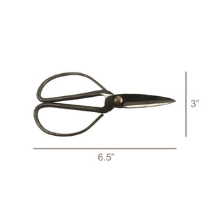 Forged iron utility scissors by HomArt, featuring sharp blades and sturdy handle for versatile cutting tasks.