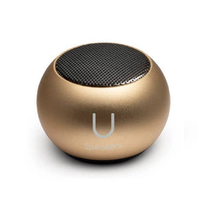SPEAKER- U Portable Bluetooth Speaker Mini Gold - Pleasant Beach Living