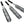 KITCHEN-GRILL- Non-Stick Kabob Grill Basket, Set 4,19.5