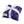 Three deep purple satin lavender sachets from Sonoma Lavender, square 5-inch size, filled with fragrant dried lavender.