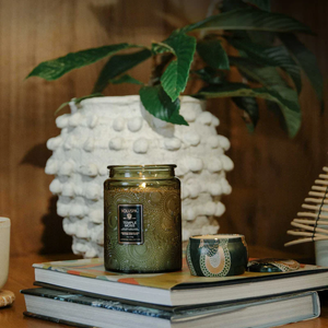 CANDLE- VOLUSPA-Temple Moss Large Jar- 18 OZ. - Pleasant Beach Living