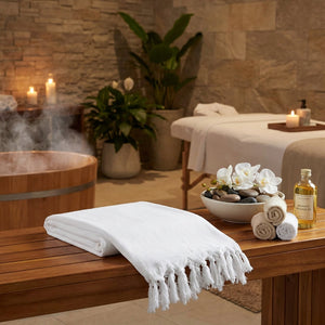 TOWEL Premium Turkish Herringbone Pattern Towel
