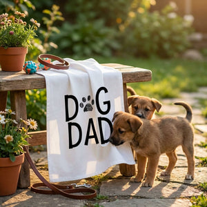 Dog Dad Dish Towel