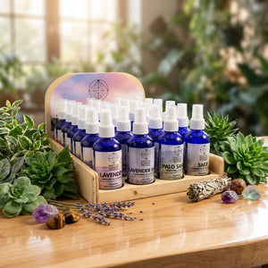HEALTH-Essential Oil Sprays with Crystals - Pleasant Beach Living