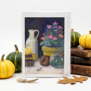GREETING CARD- Kathy Levine- Autumn Still Life