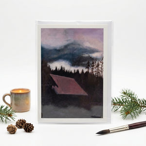 GREETING CARD- LOCAL ARTIST, Kathy Levine- Winter Night