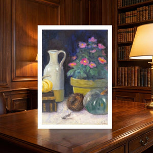 GREETING CARD- Kathy Levine- Autumn Still Life