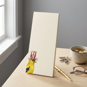 NOTEPAD-Goldfinch List Pad - Pad of 30 Sheets