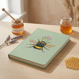 NOTEBOOK-Queen Bee Notebook - 6 x 9.25""