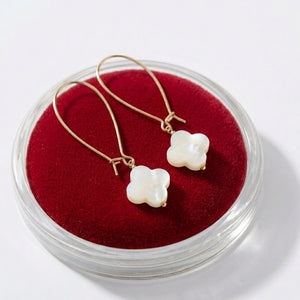 JEWELRY- Mother of Pearl Dangle Earrings 
