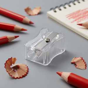 Large eco-friendly pencil sharpener by elseware unplug with easy grip handle, designed for precise sharpening of pencils.