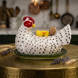 CCOI dining butter dish for food storage, clear ceramic with lid, designed for keeping butter fresh on the dining table