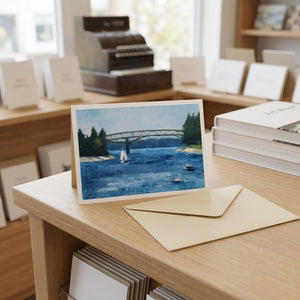 GREETING CARD- Kathy Levine- The Bridge