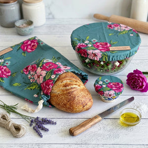 KITCHEN- BREAD BAG- Bread Makers Set- Bowl Cover and Bread Bag