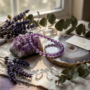 JEWELRY - Crystal Amethyst Bracelet - 4mm