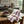 KITCHEN TOWELS- Vintage Farmhouse Retro Red & Blue Stripe Herringbone Set of 3, Towels