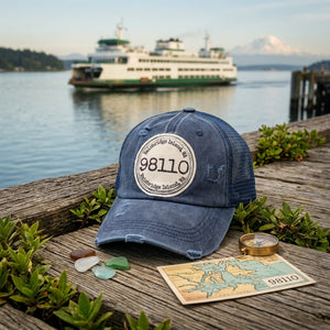 CLOTHING- Bainbridge Island, Washington ZIPCODE Hat