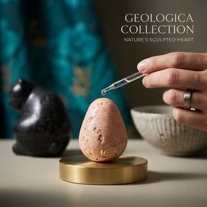 DECOR-Carved Stone/Marble Egg, 4 Styles