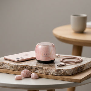 SPEAKERS- U Micro Portable Bluetooth Speaker Marble Pink