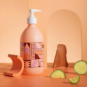SOAP-BATH-SAVON LIQUID MARSEILLE-Limited Edition Liquid Soap Sandalwood Cucumber 16 - Pleasant Beach Living